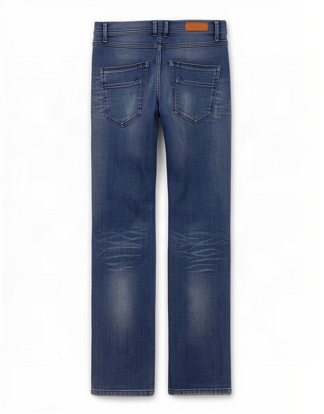 Jeans slim invecchiati da uomo Zara EU 38 piccoli W30 L32 blu