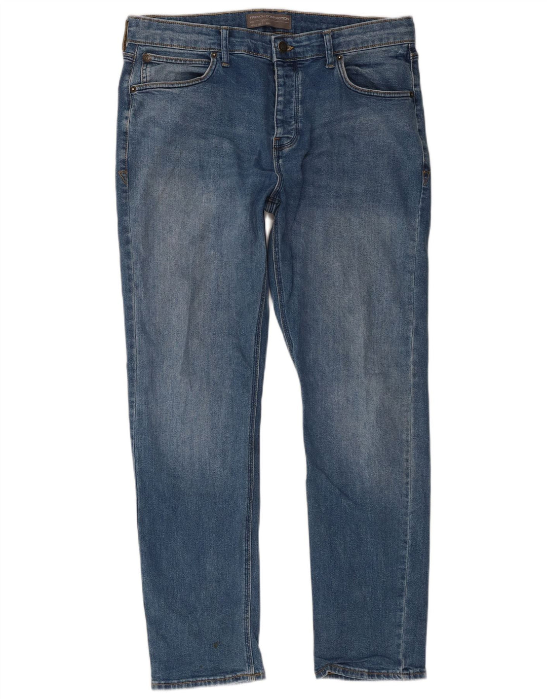 Jeans slim da uomo French Connection W34 L32 cotone blu