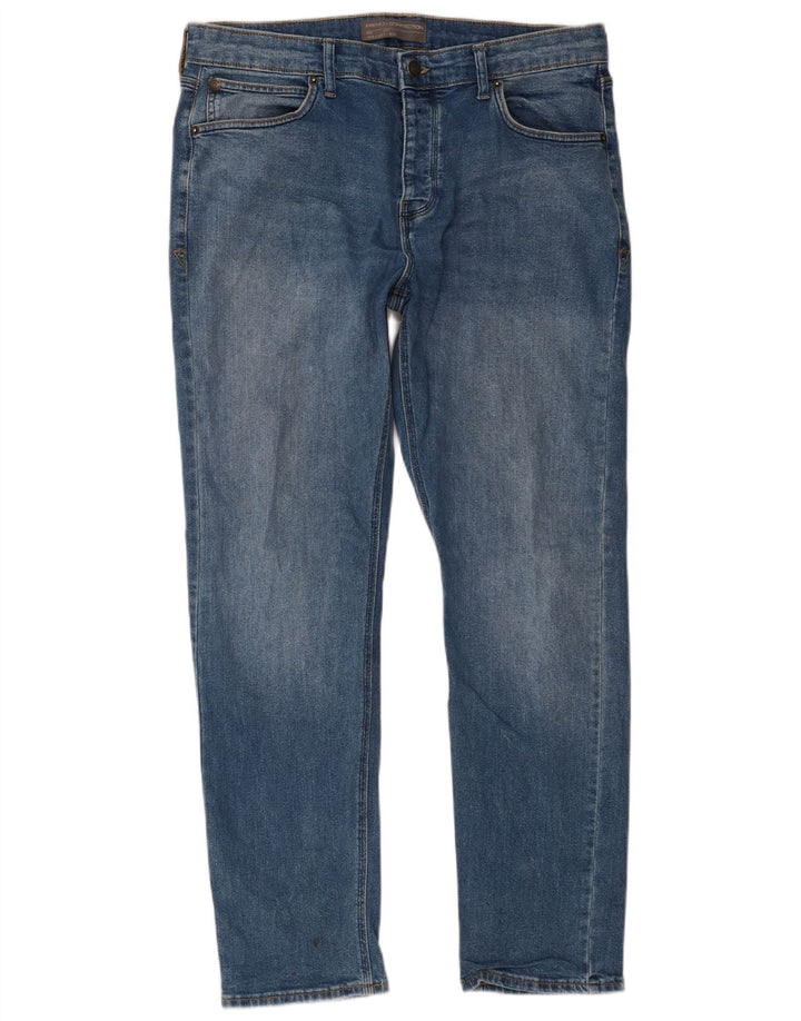 Jeans slim da uomo French Connection W34 L32 cotone blu