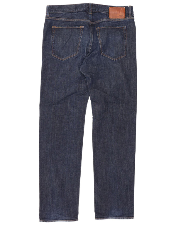 Jeans dritti da uomo Hugo Boss W36 L33 Blu Navy