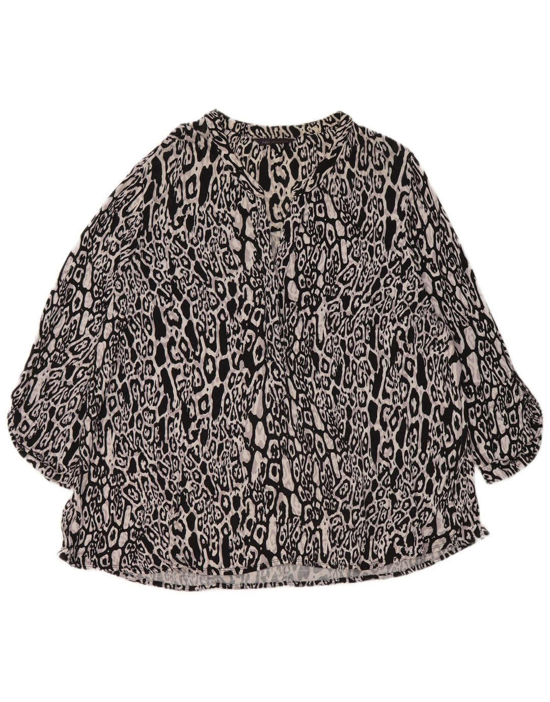 Top camicetta da donna Marks & Spencer UK 20 2XL Stampa animalier multicolore