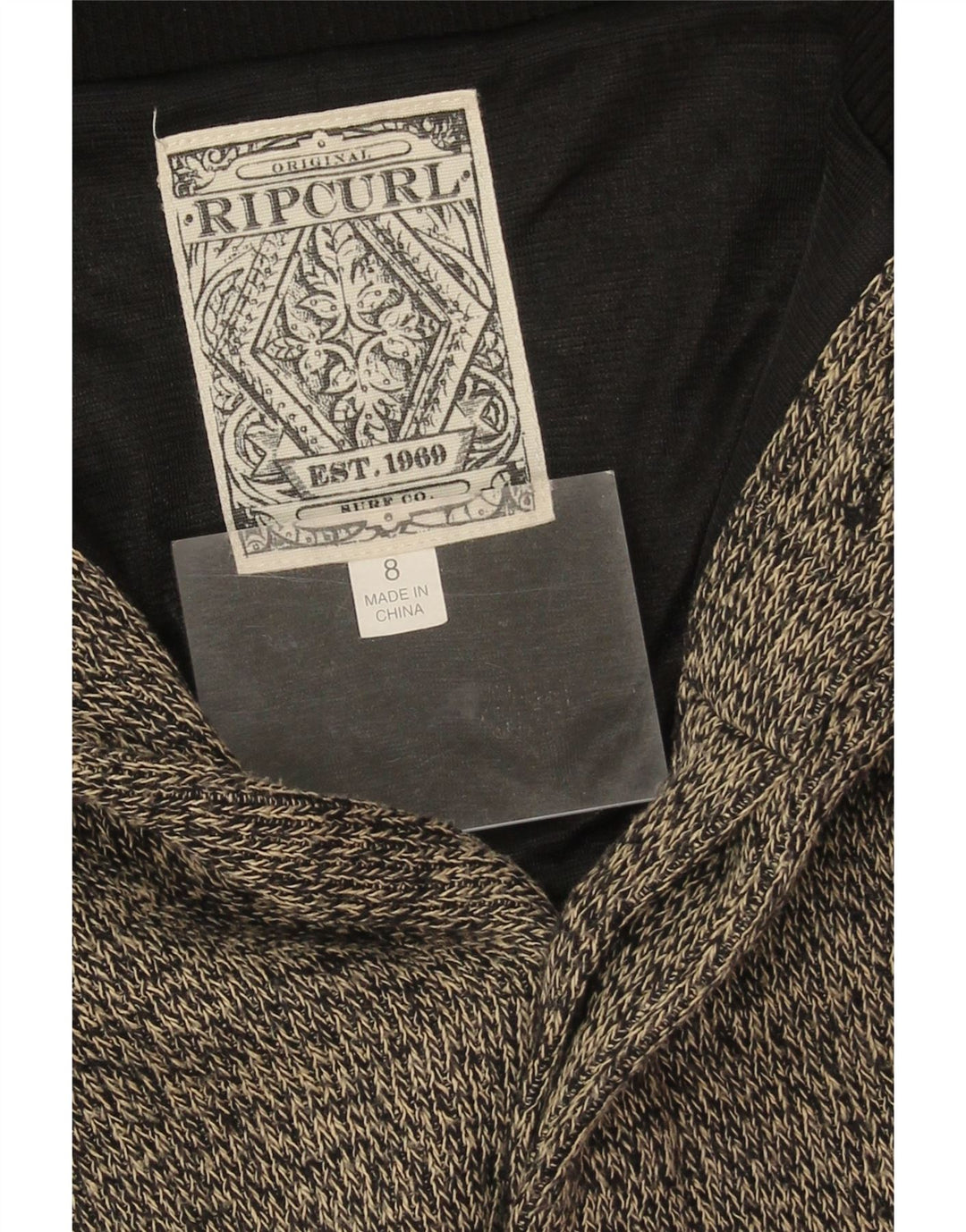 Maglione cardigan dalla vestibilità rilassata da donna Rip Curl US 8 medio blu navy screziato