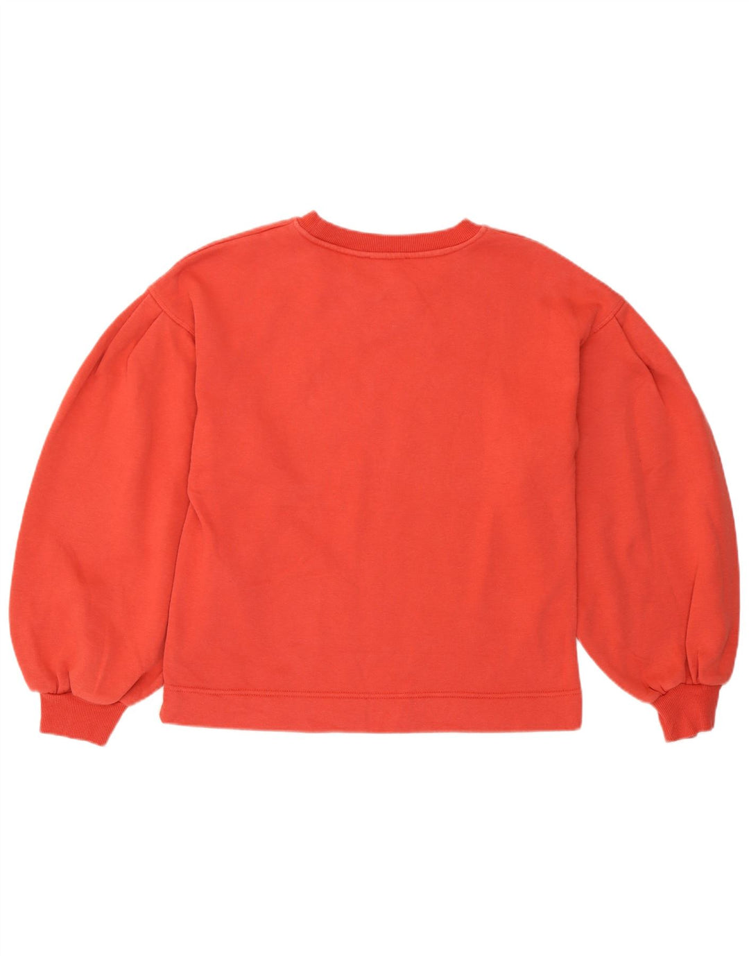 Felpa Zara da donna, vestibilità comoda, taglia UK 8, piccola, arancione