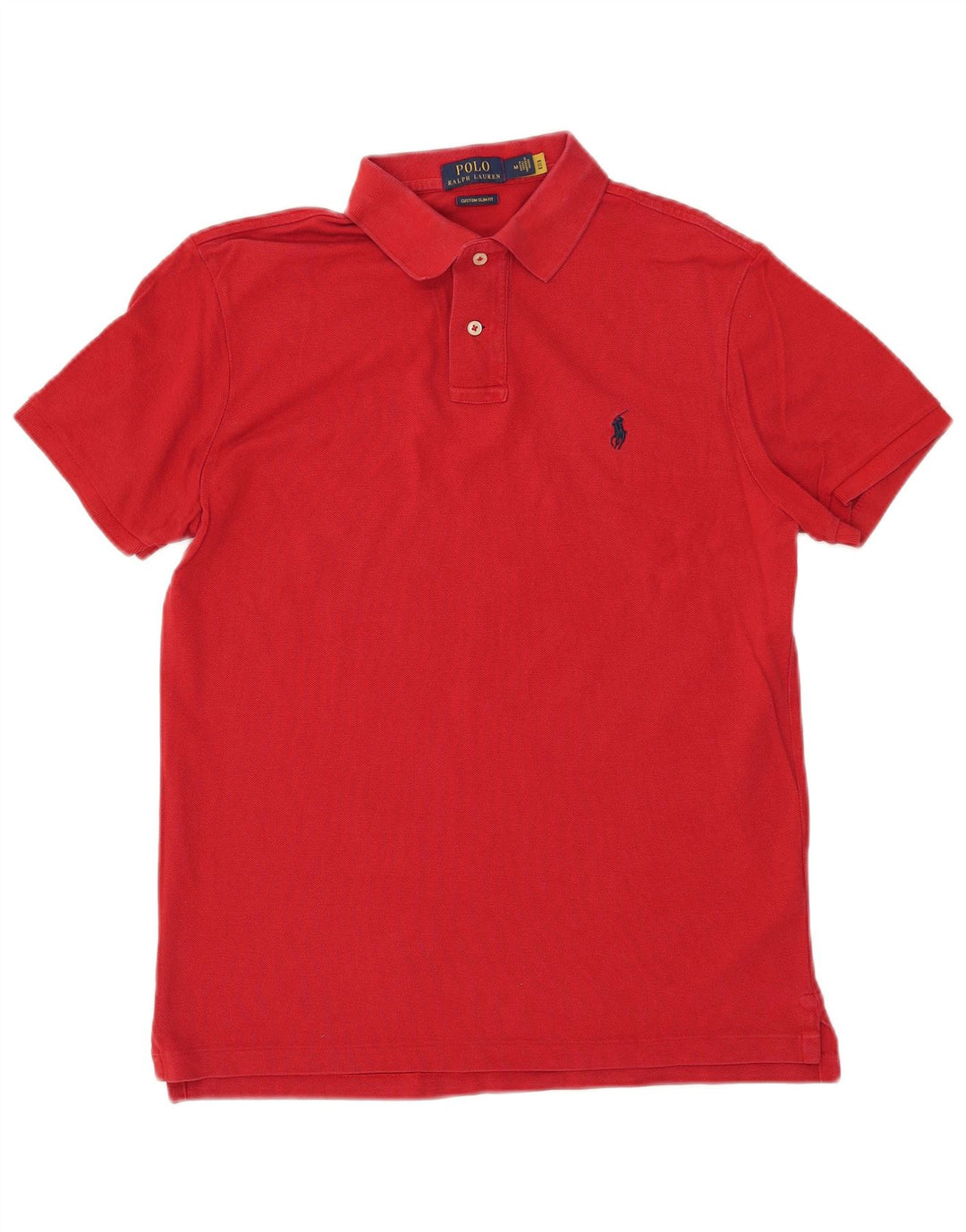 POLO RALPH LAUREN Polo da uomo slim fit personalizzata in cotone rosso medio