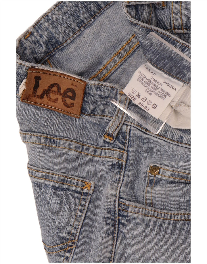 Jeans dritti Cameron da donna Lee W29 L33 cotone blu