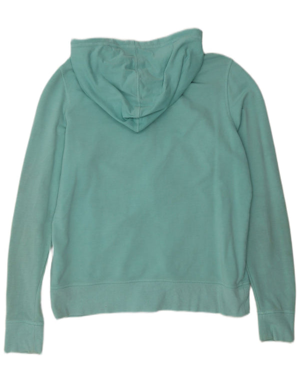 Maglione con cappuccio e zip da donna Marks & Spencer UK 16 grande cotone blu
