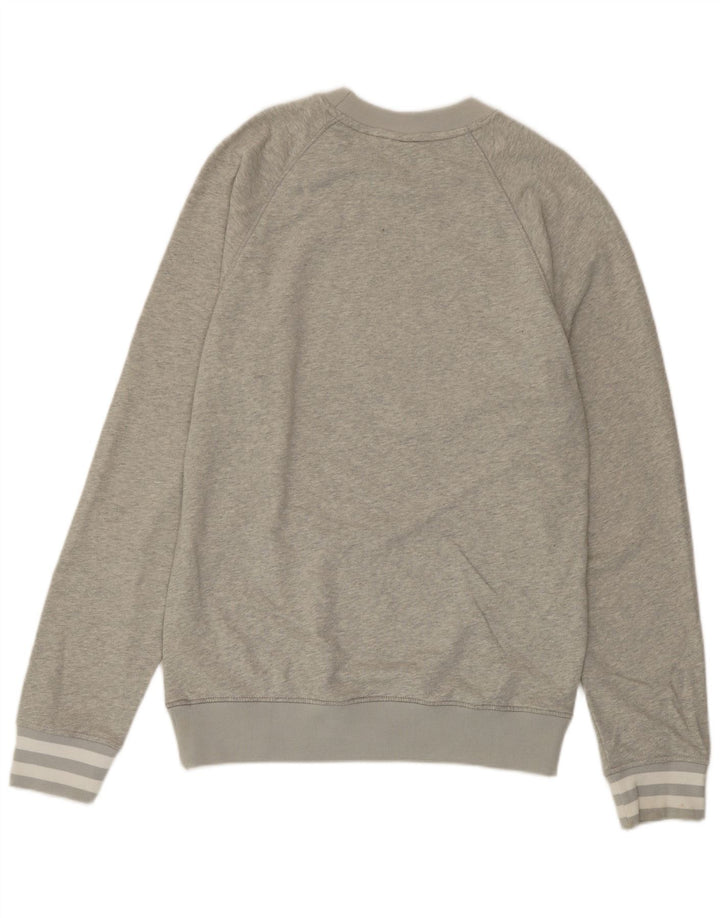 Felpa grafica da uomo Nike XS in cotone grigio
