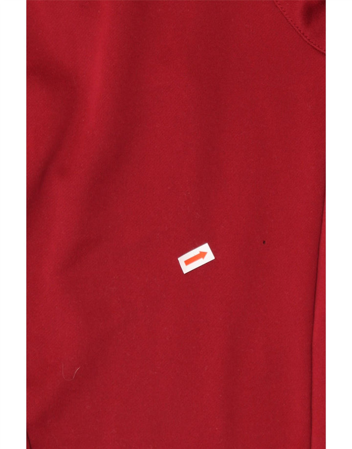 Pantaloni da tuta ADIDAS Climalite da uomo piccoli color bordeaux