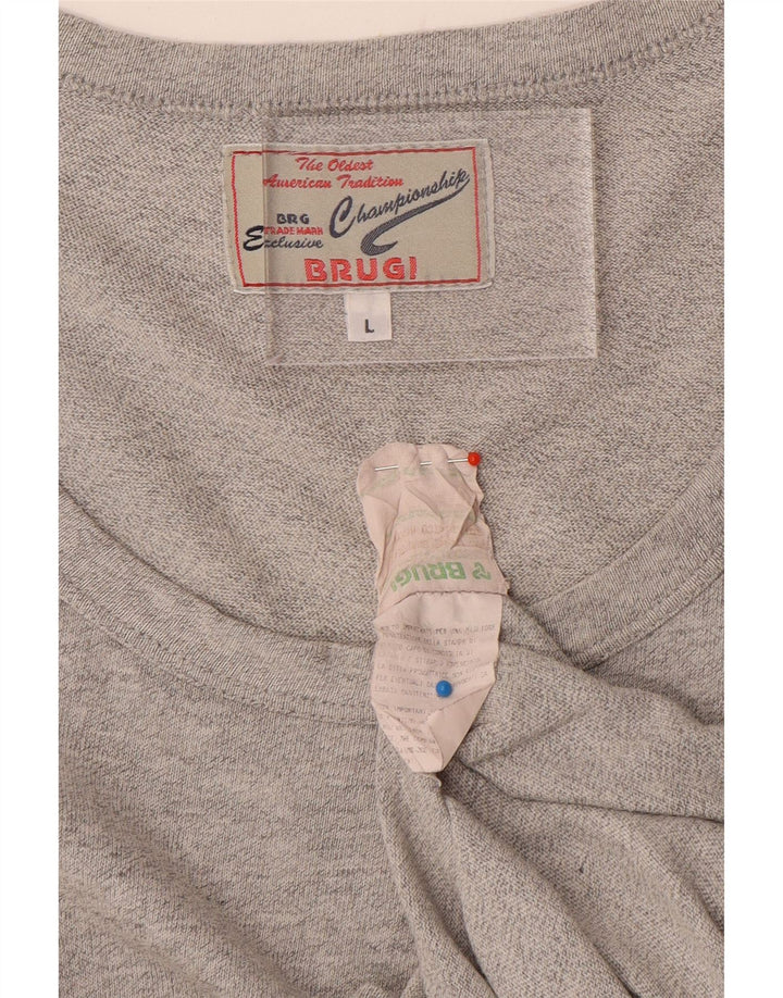 Canotta Uomo Brugi Large in Cotone Grigio