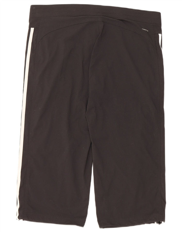 Pantaloncini sportivi ADIDAS Climalite Bermuda da donna UK 14 medio nero in poliammide