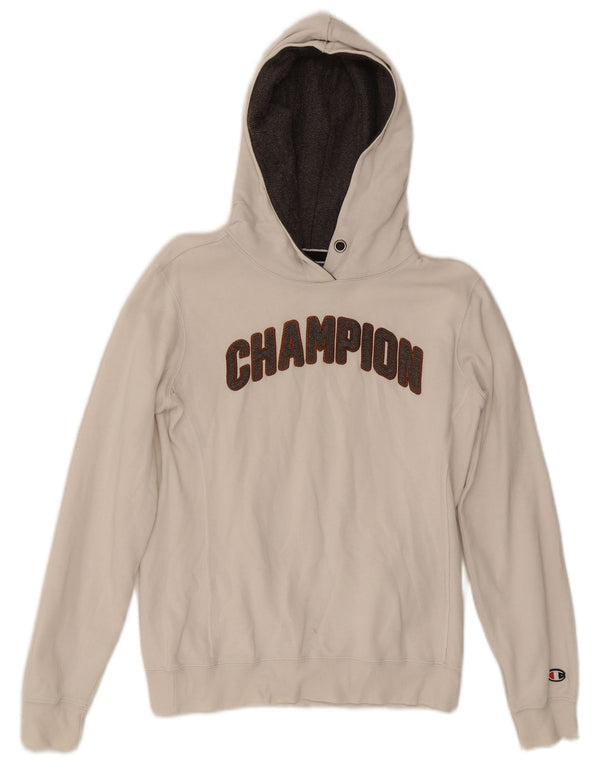 Felpa con cappuccio grafica da donna Champion UK 14 cotone nero medio