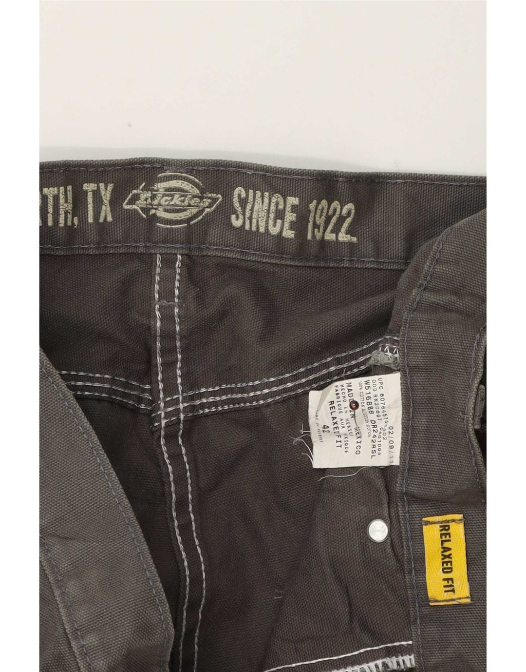 Dickies Pantaloncini cargo da uomo dalla vestibilità comoda W42 2XL Cotone grigio