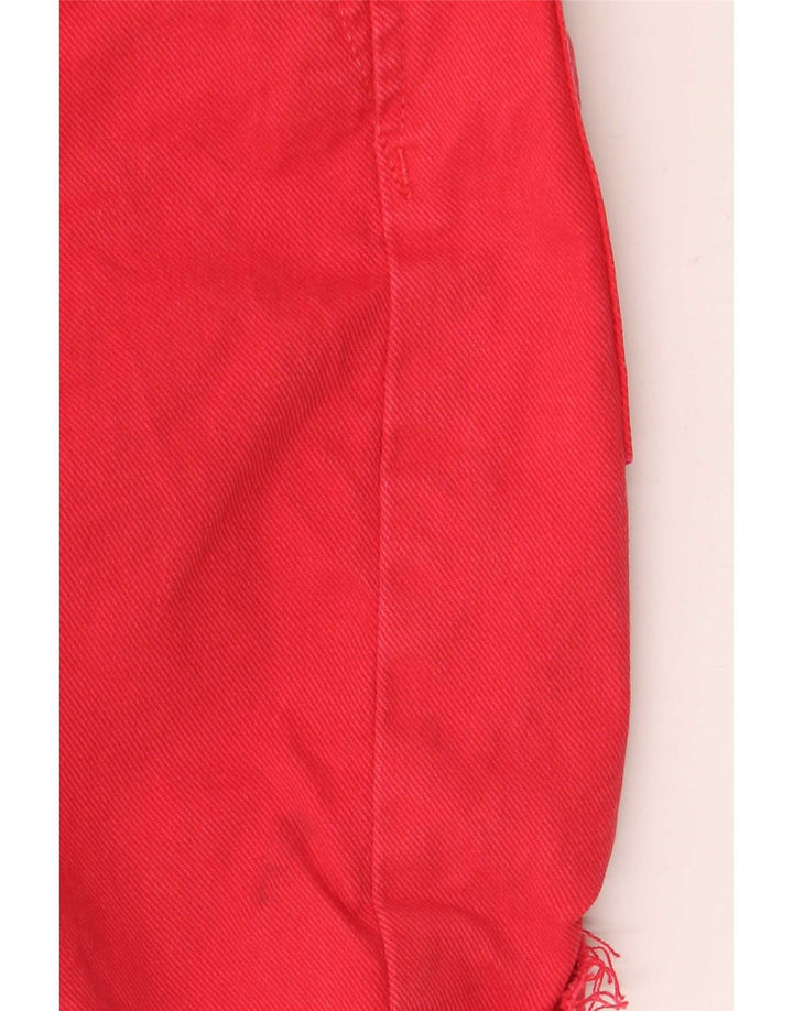 Pantaloncini di jeans da uomo Zara EU 40 medi W31 rossi