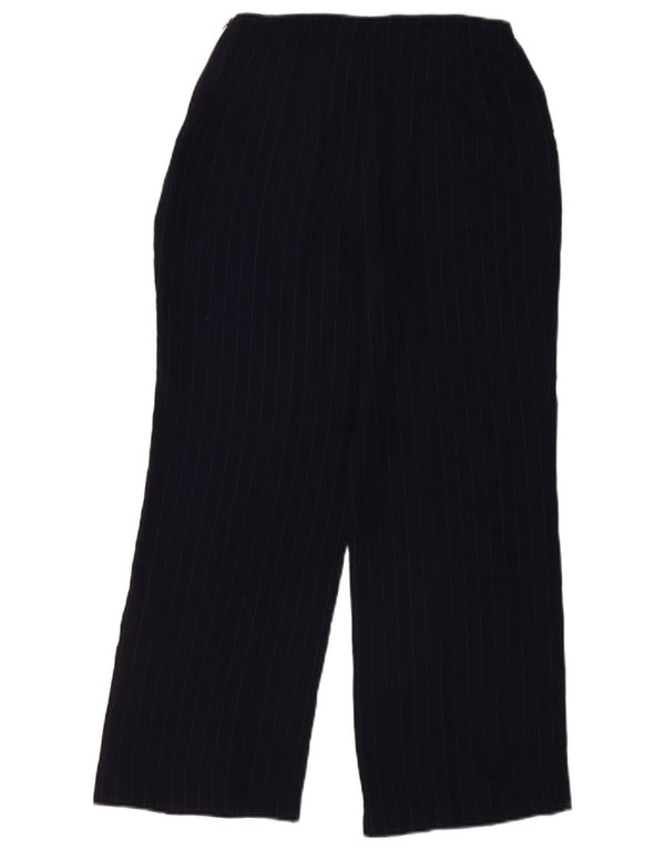 Pantaloni corti da donna Marks & Spencer UK 10 piccoli W26 L26 blu navy