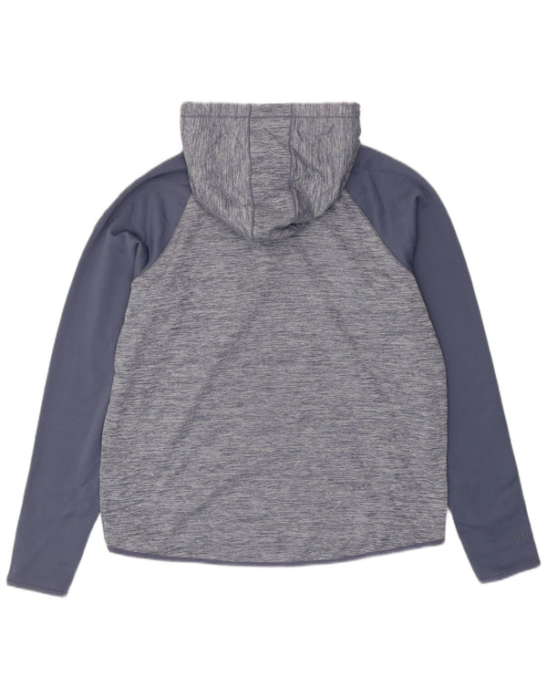 Maglia con cappuccio Cold Gear da donna UNDER ARMOUR UK 18 XL Blu screziato