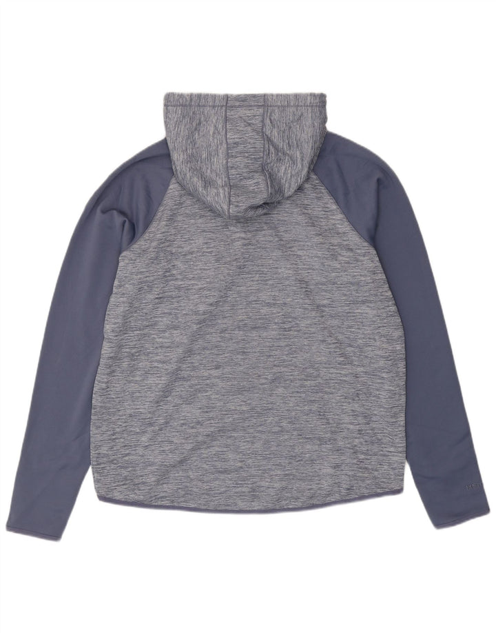 Maglia con cappuccio Cold Gear da donna UNDER ARMOUR UK 18 XL Blu screziato