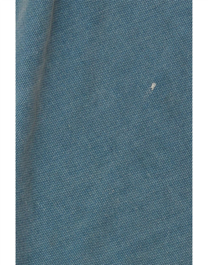 Felpa da uomo con zip e collo Fat Face in cotone blu medio