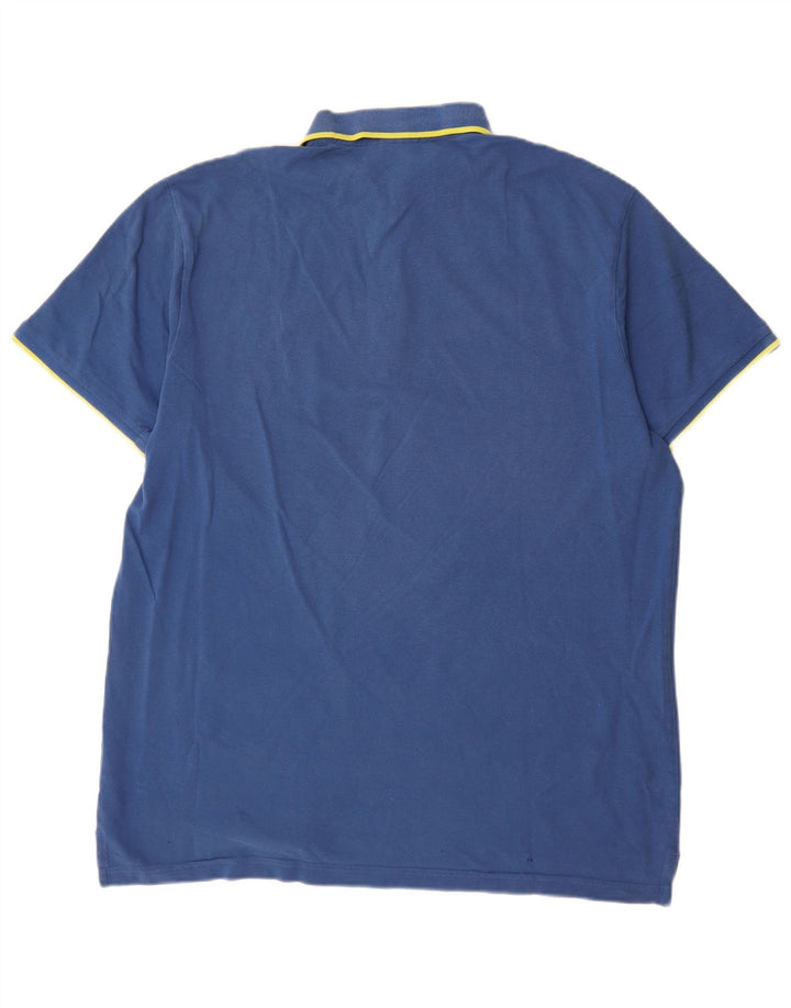 Polo Puma da uomo XL in cotone blu