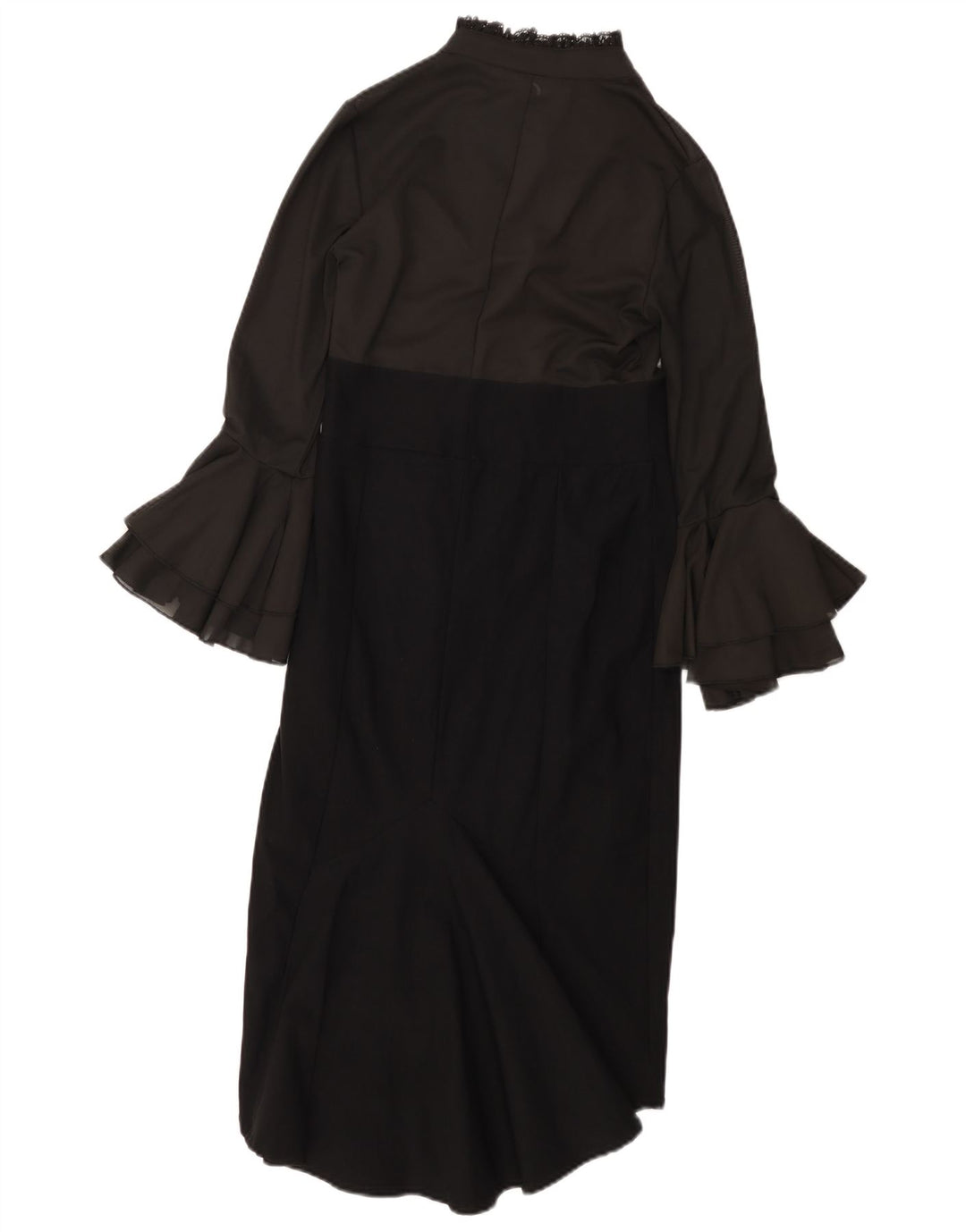 Vestito lungo da donna a maniche lunghe KILLSTAR UK 8 Small Black Colourblock