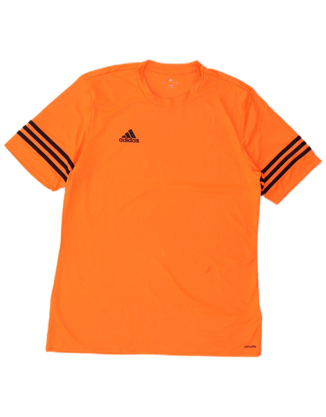 T-shirt ADIDAS da uomo Climalite Top grande in poliestere arancione