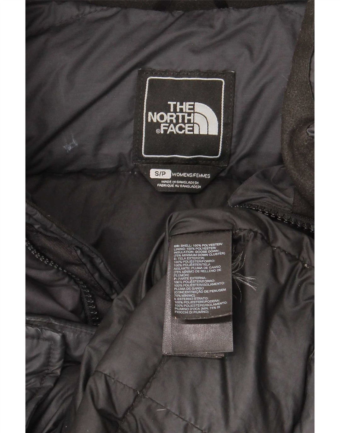 Giacca imbottita da donna The North Face UK 10 Small Poliestere nero