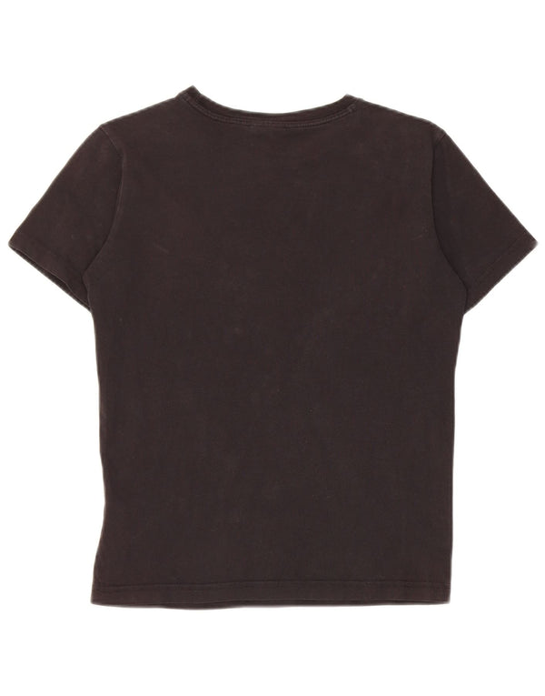 T-shirt grafica Champion da bambino, 11-12 anni, grande, cotone nero
