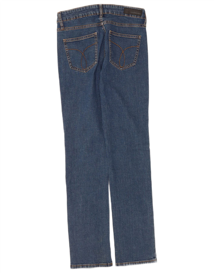 Jeans dritti da donna Calvin Klein W30 L30 Blu