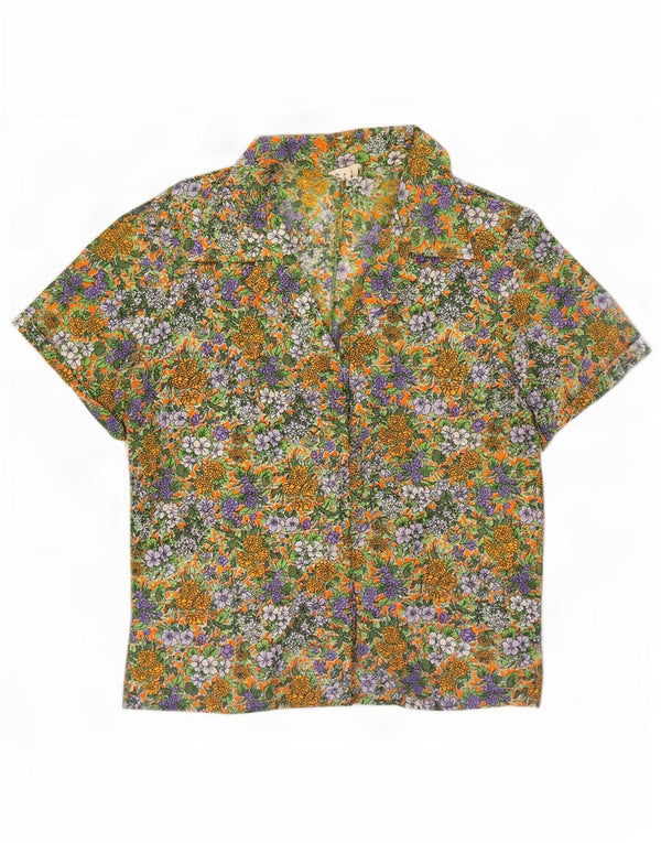 Camicetta a maniche corte da donna Magic US 3 Small multicolore floreale