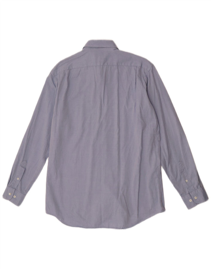 Camicia da uomo Lacoste taglia 40 cotone blu medio