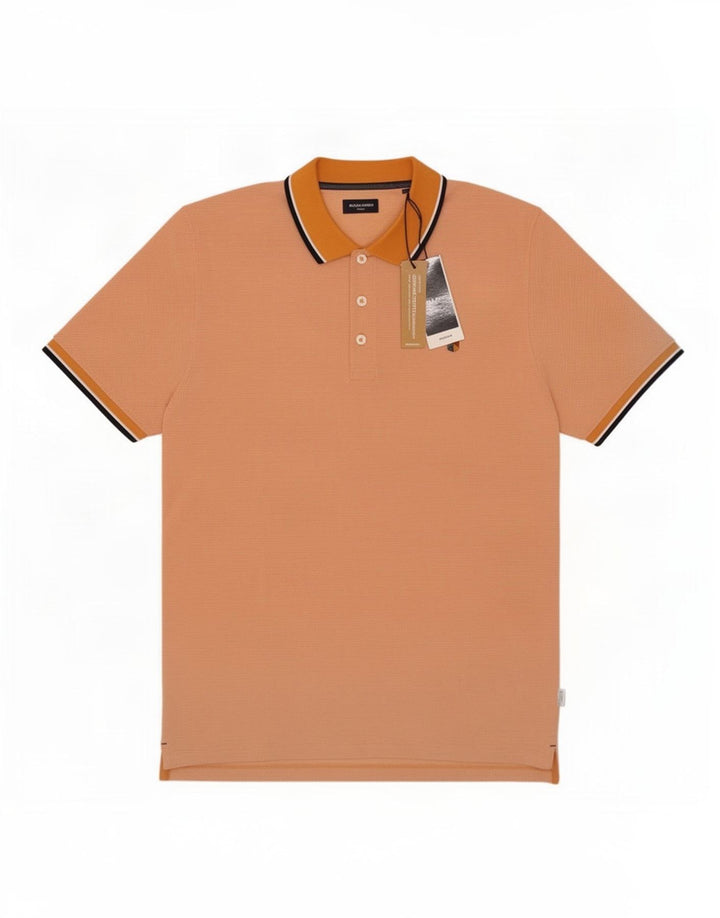 Polo da uomo Jack & Jones grande in cotone arancione