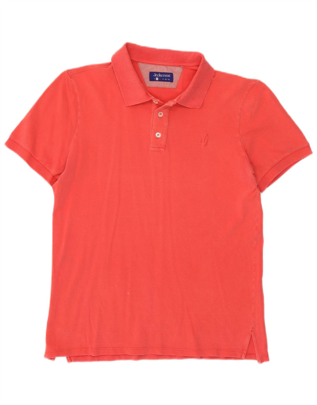 Polo da uomo Jeckerson in cotone rosa medio