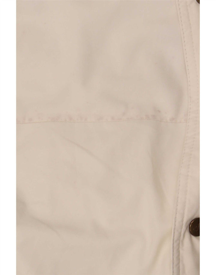 Giacca imbottita con cappuccio da uomo Dubin IT 50 Large Poliestere color block bianco