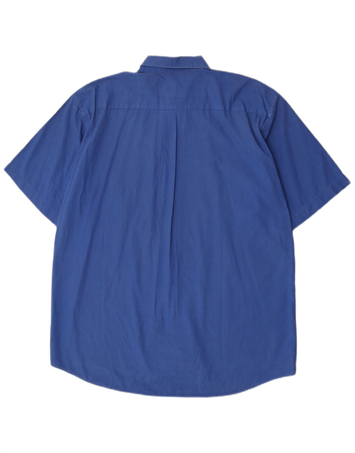 Camicia a maniche corte da uomo Levi's XL in cotone blu