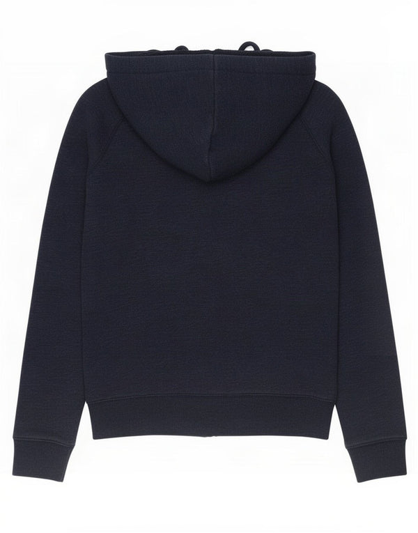 Jack Wills Womens Zip Hoodie Sweater UK 10 Small Navy Blue Polyester