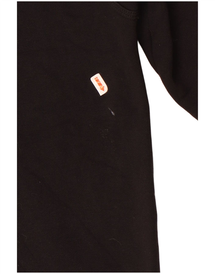 Felpa con cappuccio da uomo Nike Small in cotone nero