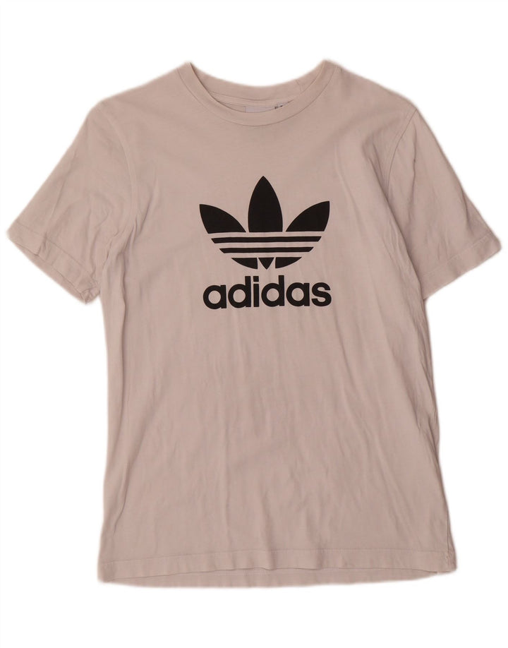 T-shirt grafica da uomo Adidas Top piccola bianca