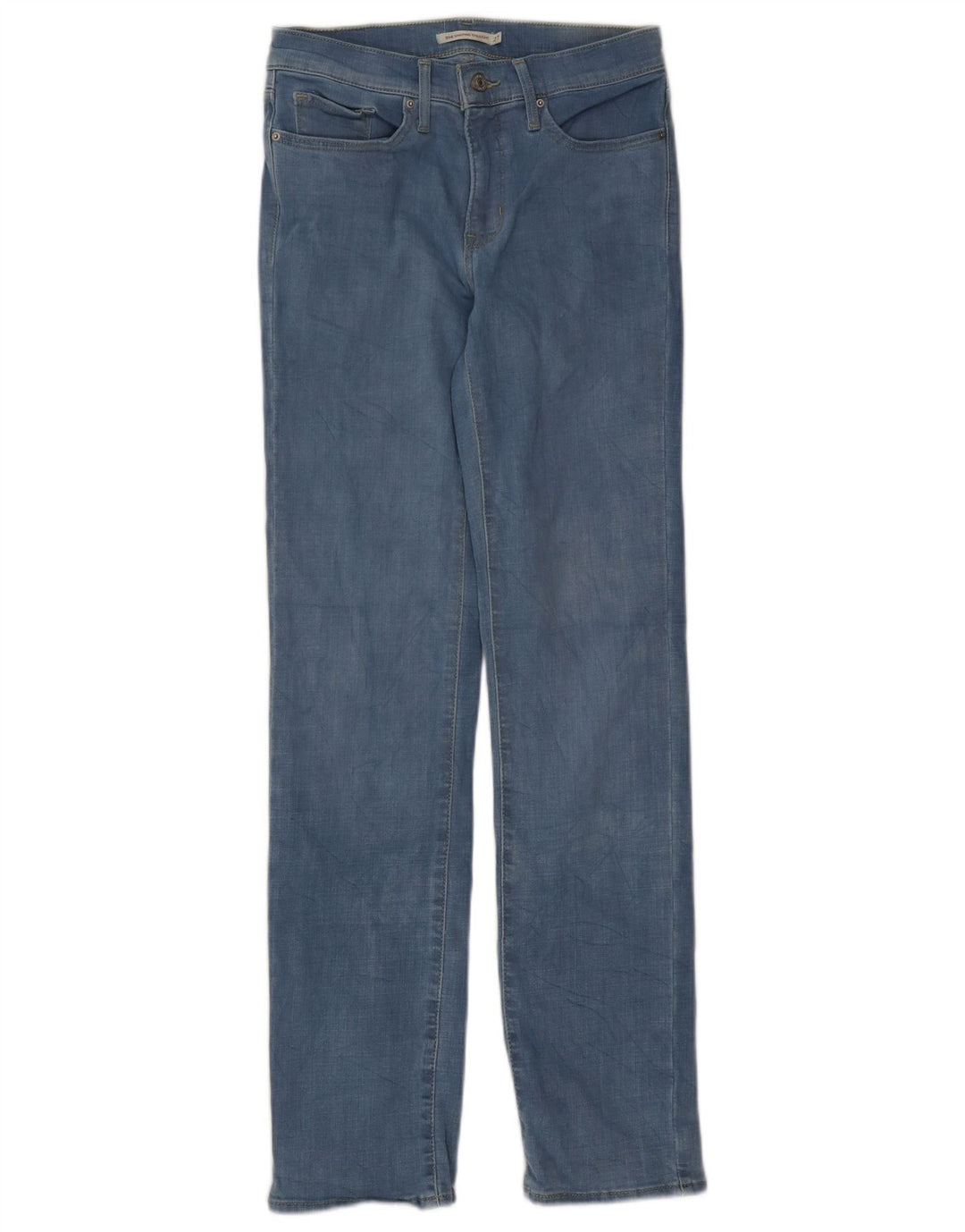 Jeans dritti modellanti da donna 314 Levi's W27 L32 cotone blu