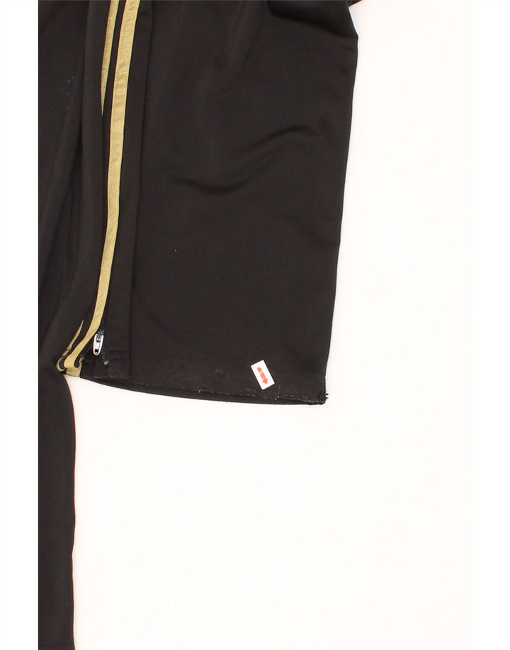 ADIDAS Boys Tracksuit Trousers 13-14 Years  Black Polyester Vintage Adidas and Second-Hand Adidas from Messina Hembry 
