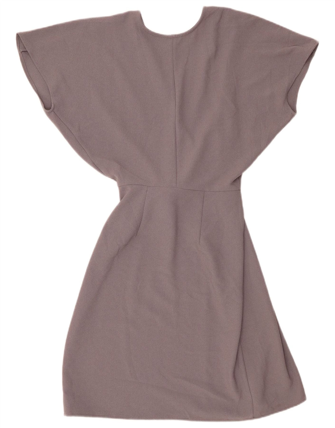 Topshop Abito da donna a portafoglio a pipistrello UK 8 piccolo poliestere grigio