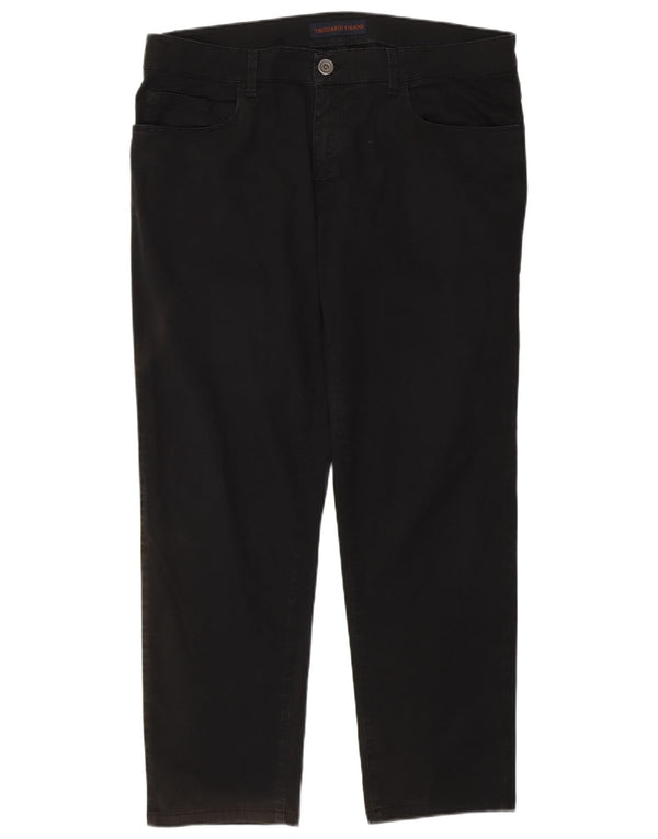 Jeans dritti da uomo Trussardi IT 51 Large W37 L28 Neri