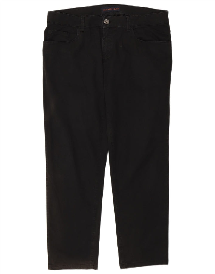 Jeans dritti da uomo Trussardi IT 51 Large W37 L28 Neri