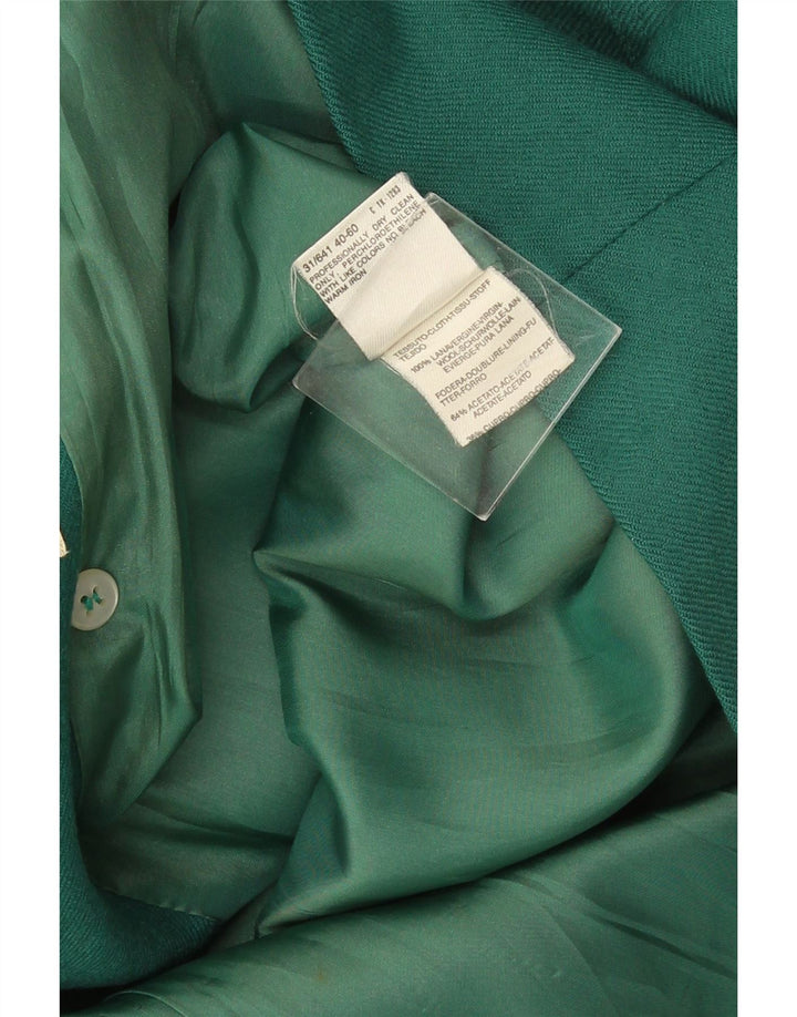 Giacca blazer oversize doppio petto da donna Marella UK 10 piccola verde