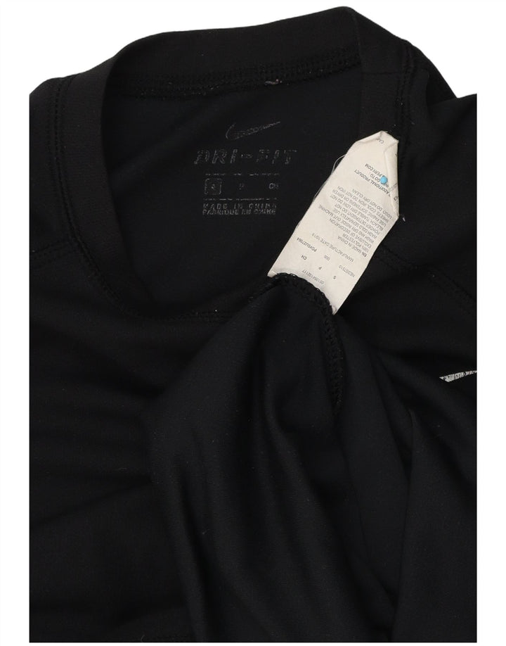 T-shirt Nike Dri Fit da uomo, piccola, in poliestere nero