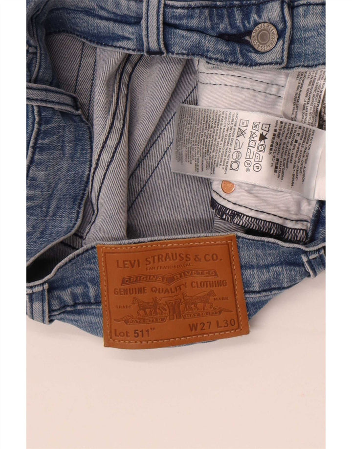 Jeans Levi's Uomo 511 Slim W27 L30 Cotone Blu