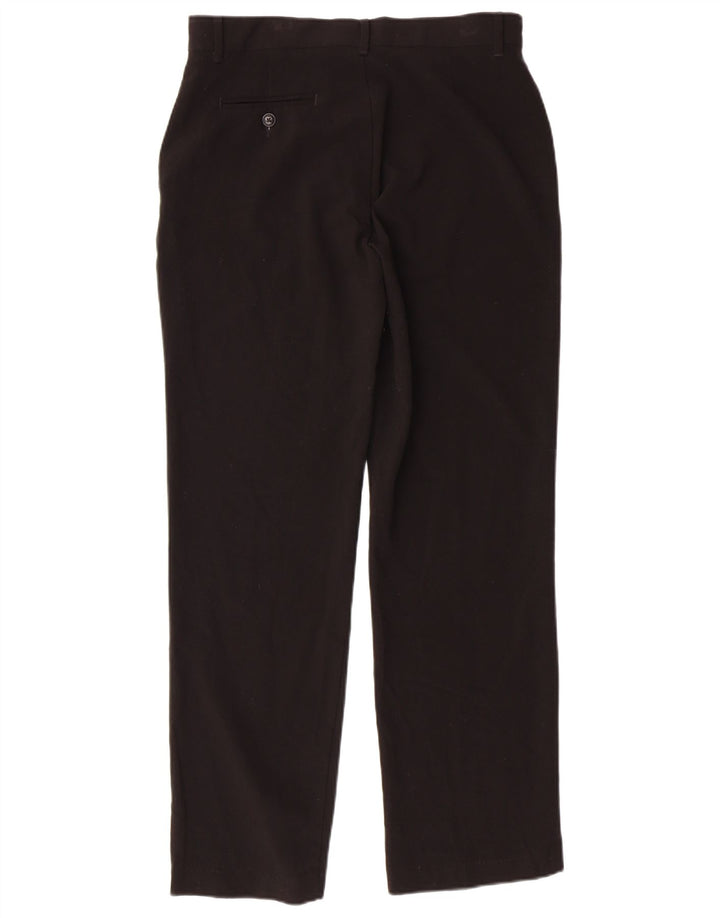 CHAPS Boys Straight Chino Trousers 15-16 Years W30 L29 Black Polyester