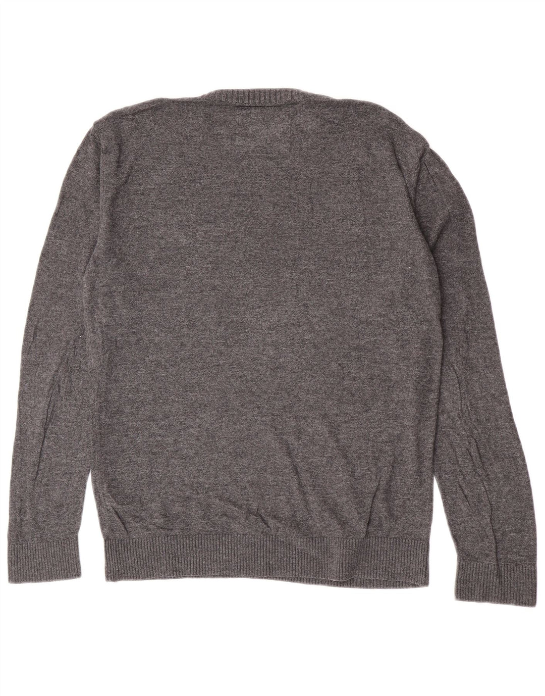 Maglione Hollister da uomo girocollo in cotone grigio medio