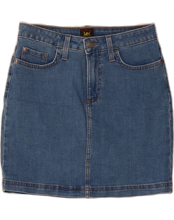 LEE Womens Denim Skirt US 6 Medium W28 Blue Cotton Vintage Lee and Second-Hand Lee from Messina Hembry 