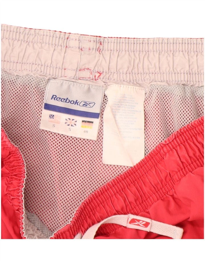 Pantaloncini sportivi Reebok da uomo piccoli in cotone rosso