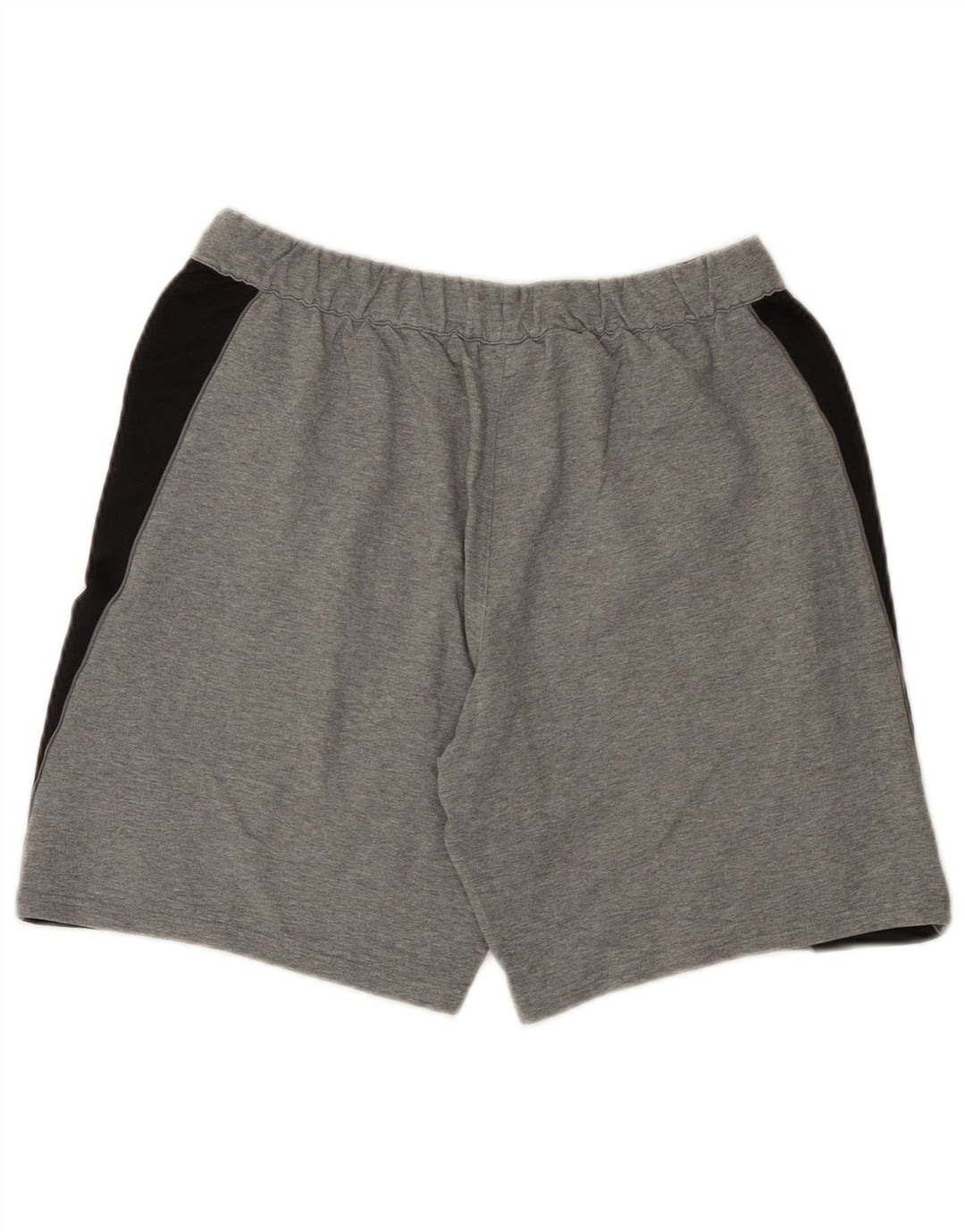 Pantaloncini sportivi da uomo Puma in cotone color block grigio medio