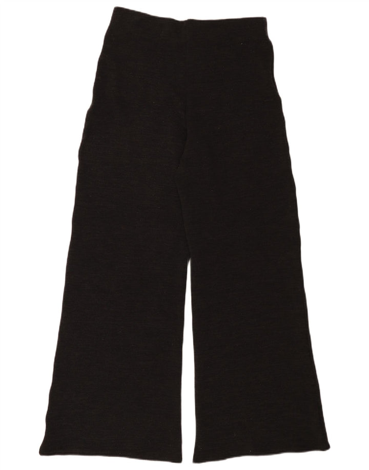 Pantaloni casual a gamba larga da donna ZARA medi W28 L31 Grigi